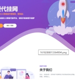 一款简洁的代挂引导HTML源码